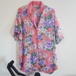 Victoria's Secret Vintage Pajama Top Nightgown M/L